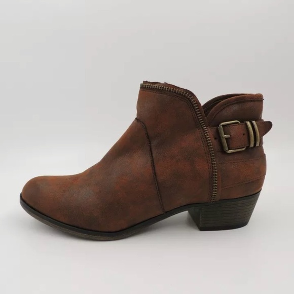 American Rag Shoes - NEW American Rag EDEE Brown Bootie Faux leather 10